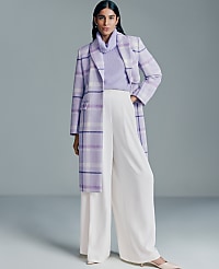 Plaid Chesterfield Coat carousel Product Image 4