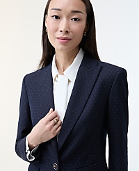 The Dotted Long Blazer carousel Product Image 4