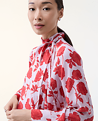 Floral Bow Blouse carousel Product Image 1