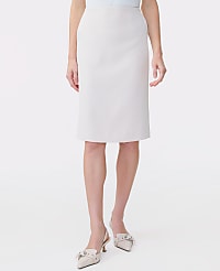 The Petite Pocket Midi Skirt in Fluid Crepe carousel Product Image 2