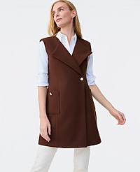 Buttoned Trench Vest carousel Product Image 1