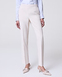 The Petite Relaxed Ankle Pant in Fluid Crepe carousel Product Image 2