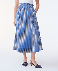Petite Striped Maxi Skirt carousel Product Image 2