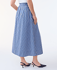 Petite Striped Maxi Skirt carousel Product Image 3