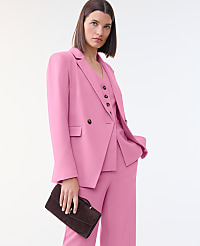 The Cutaway Blazer in Fluid Crepe carousel Product Image 3