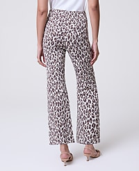The Flare Sweater Pant in Animal Print carousel Product Image 3