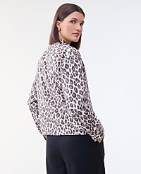 Animal Print Ruffle Shirt carousel Product Image 2