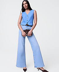The Tailored Vest in Luxe Twill carousel Product Image 3
