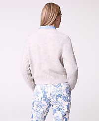 Weekend Cozy Crew Neck Cardigan carousel Product Image 2