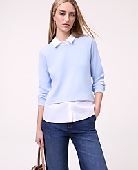 Weekend Layered Mix Media Top carousel Product Image 1