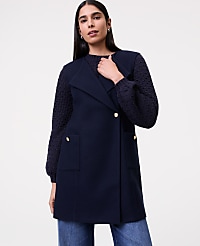 Buttoned Trench Vest carousel Product Image 1
