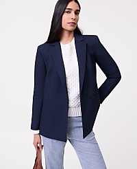 The Straight Fit Double Breasted Blazer carousel Product Image 3