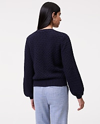 Honeycomb Cable Crew Neck Sweater carousel Product Image 2
