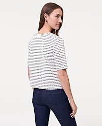 Weekend Striped Crew Neck Top carousel Product Image 2