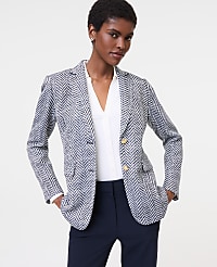 The Greenwich Blazer in Herringbone Tweed carousel Product Image 1