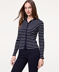 Weekend Striped Polo Shirt carousel Product Image 1