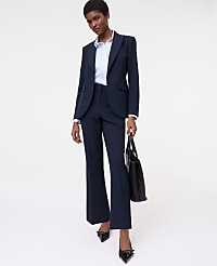 The Fitted Long Blazer in Seasonless Stretch carousel Product Image 3