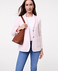 Weekend Greenwich Blazer in Brushed Knit carousel Product Image 1