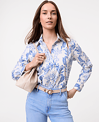 Petite Weekend Toile Relaxed Perfect Shirt carousel Product Image 1