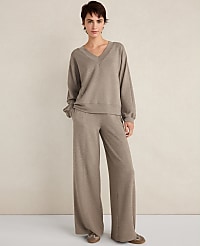 Haven Well Within Soft Knit Wide Leg Pants carousel Product Image 3