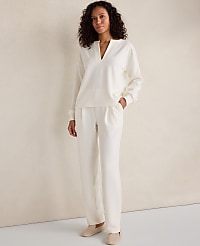 Haven Well Within Double Knit Split Neck Top carousel Product Image 3