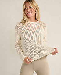 Haven Well Within Wool and Cashmere Pointelle Roll Neck Sweater carousel Product Image 1