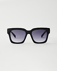 Oversized Curved Square Sunglasses carousel Product Image 2