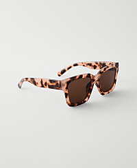 Oversized Curved Square Sunglasses carousel Product Image 1