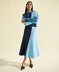 Colorblock Sweater Skirt carousel Product Image 5