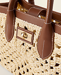 Woven Straw Tote carousel Product Image 2