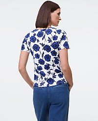 Petite Floral Crew Neck Tee carousel Product Image 2