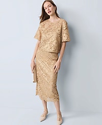 Lace Column Midi Skirt carousel Product Image 2