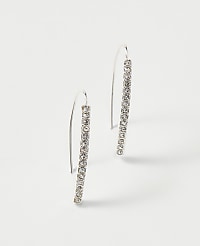 Pav&eacute; Drop Earrings carousel Product Image 1