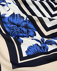 Floral Square Scarf carousel Product Image 2