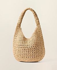 Oversized Raffia Tote carousel Product Image 1