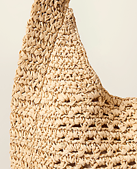 Oversized Raffia Tote carousel Product Image 2