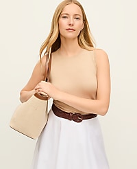 Pointelle Trim Sweater Shell carousel Product Image 1