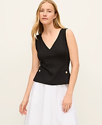 Petite V-Neck Pocket Shell carousel Product Image 1
