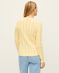 Petite Cozy Pointelle Sweater carousel Product Image 2