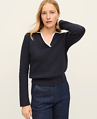 Scallop Collar Sweater carousel Product Image 1