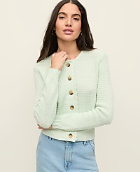 Scalloped Trim Cardigan carousel Product Image 1