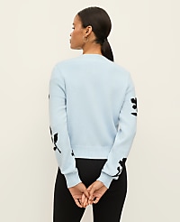 Petite Floral Jacquard Cardigan carousel Product Image 2