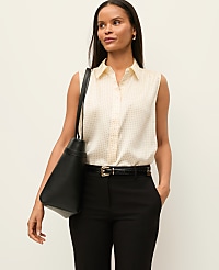 Dotted Sleeveless Shirt carousel Product Image 1