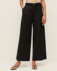 The Belted Wide-Leg Ankle Pant carousel Product Image 2