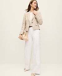 The Single Button Fitted Blazer in Glen Check carousel Product Image 4