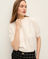 Daisy Appliqu&eacute; Sweater Tee carousel Product Image 1