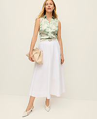 Floral Sleeveless Essential Shirt carousel Product Image 3