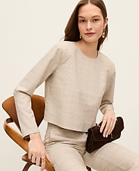 Glen Check Crew Neck Top carousel Product Image 1