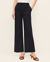 The High Rise Everyday Ankle Pant in Doubleweave carousel Product Image 2