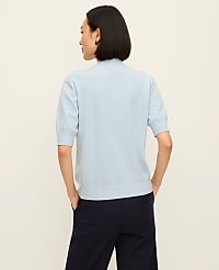 Mock Neck Sweater Tee carousel Product Image 2